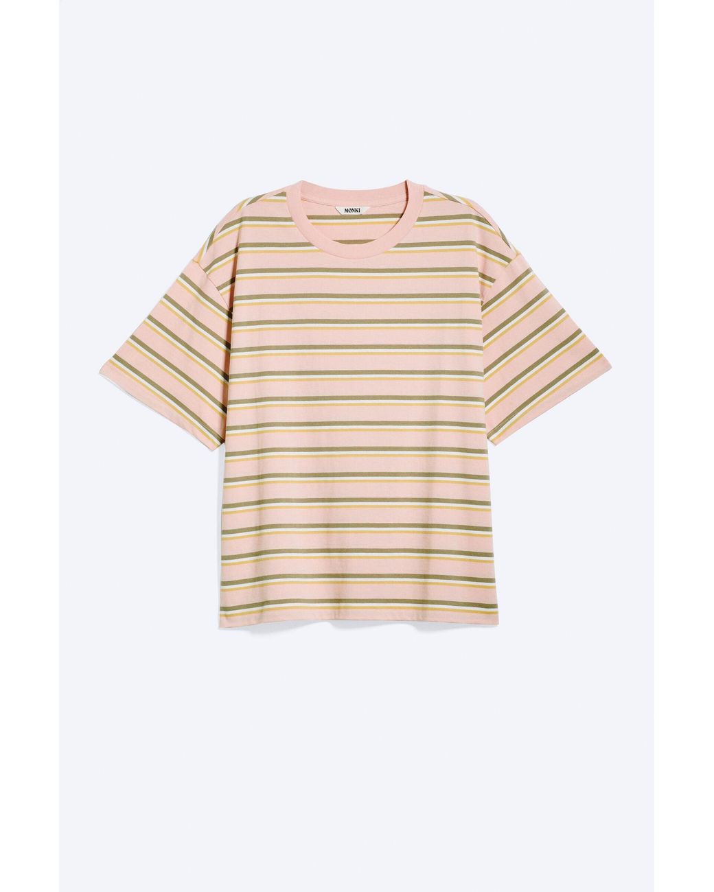 Monki Multicolor Boxy Cotton T-Shirt