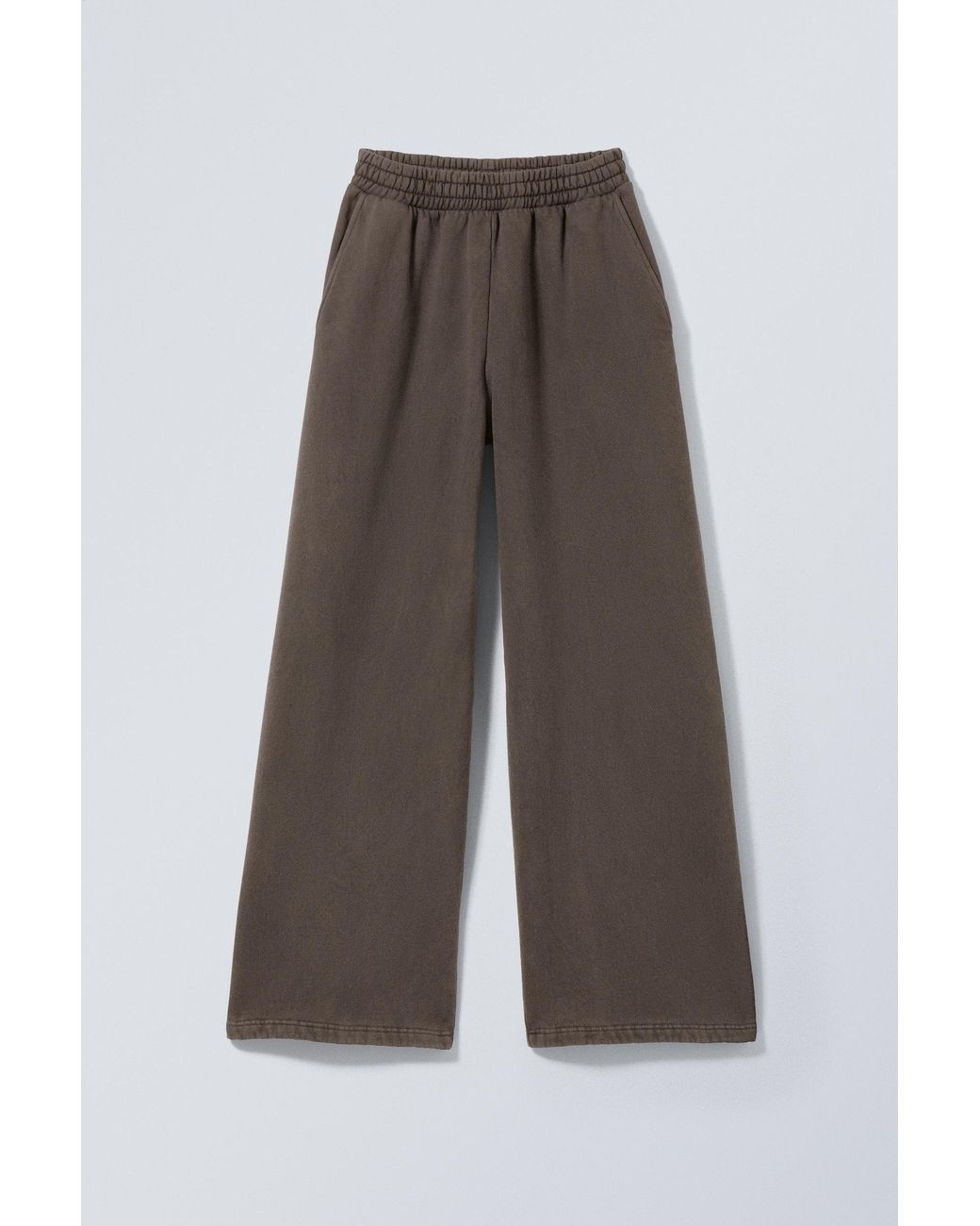 Weekday Black Loose Long Heavyweight Sweatpants