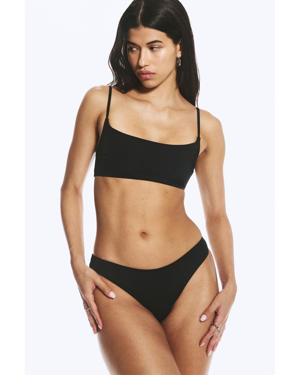 Weekday Brown Scoop Bikini Bottoms
