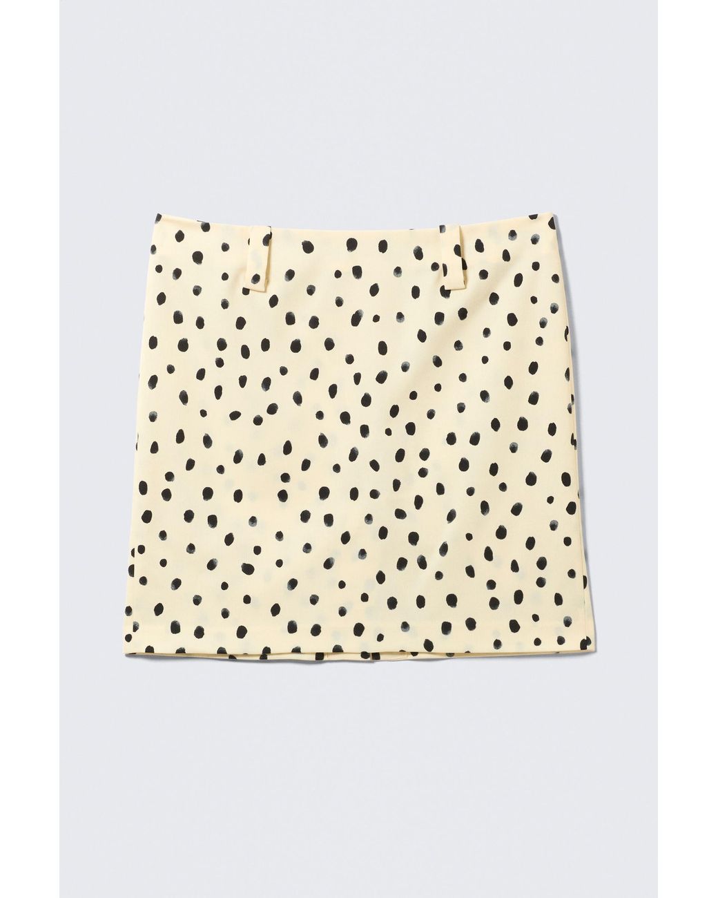 Monki White Low Rise Midi Skirt
