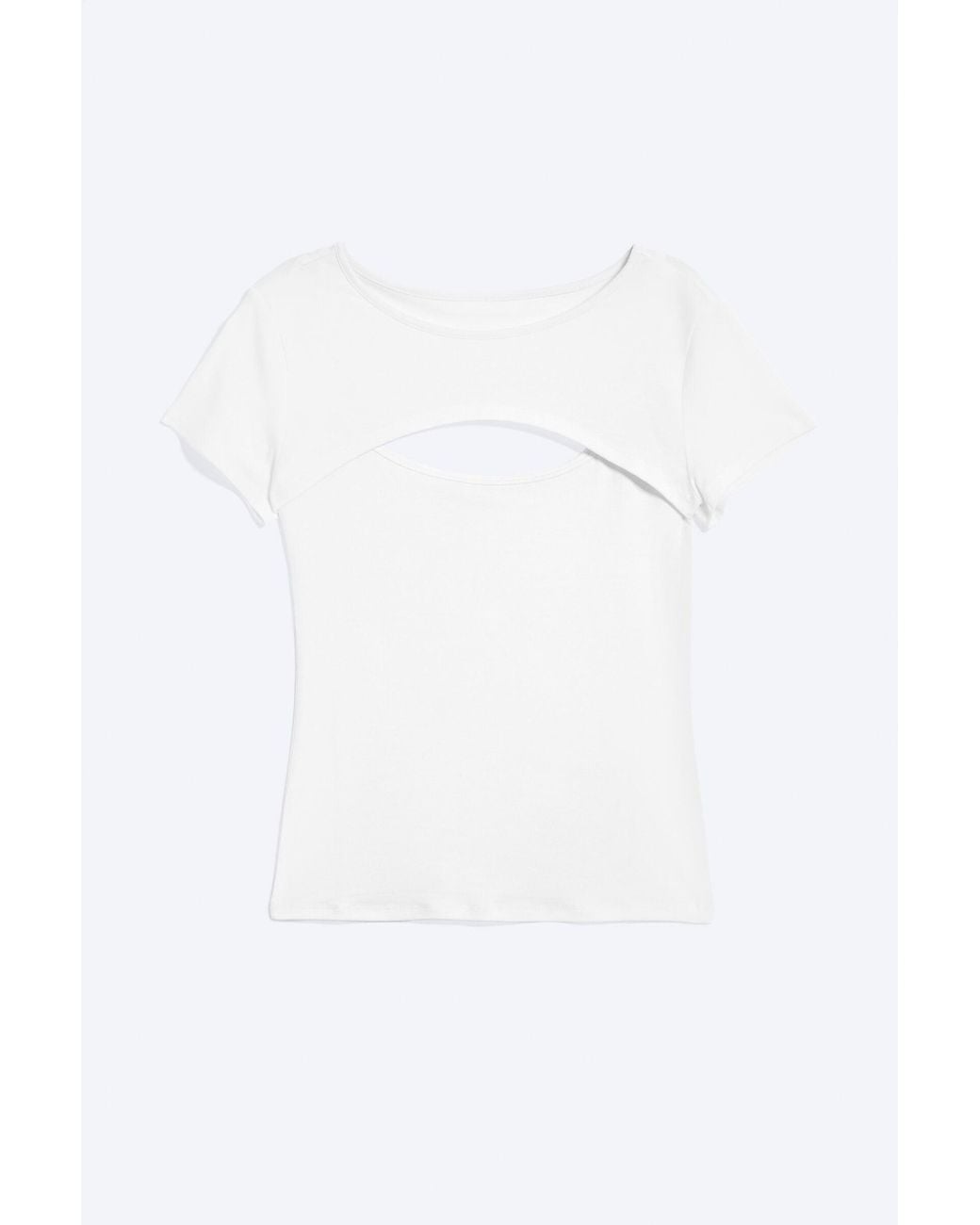 Weekday White Layered Two-Piece Bolero Top