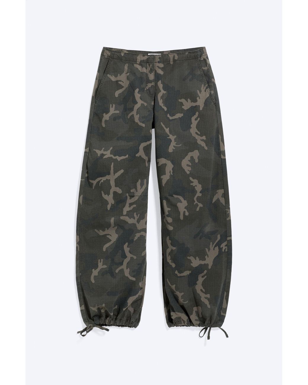 Weekday Multicolor Low Rise Baggy Ripstop Trousers