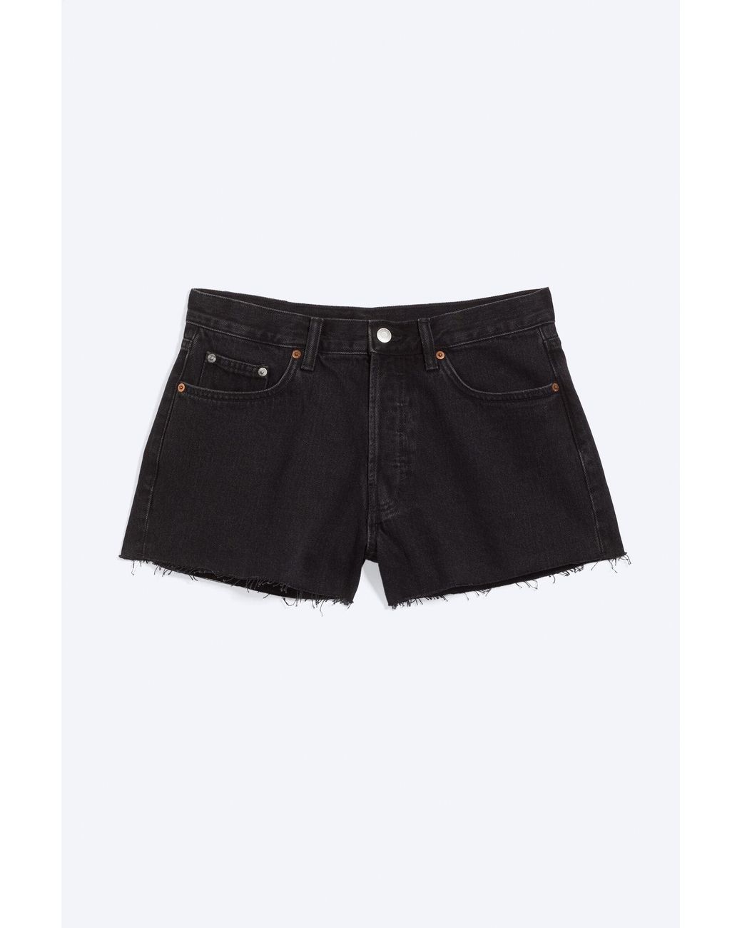 Weekday Multicolor Gravity Short Mid Rise Loose Denim Shorts for men