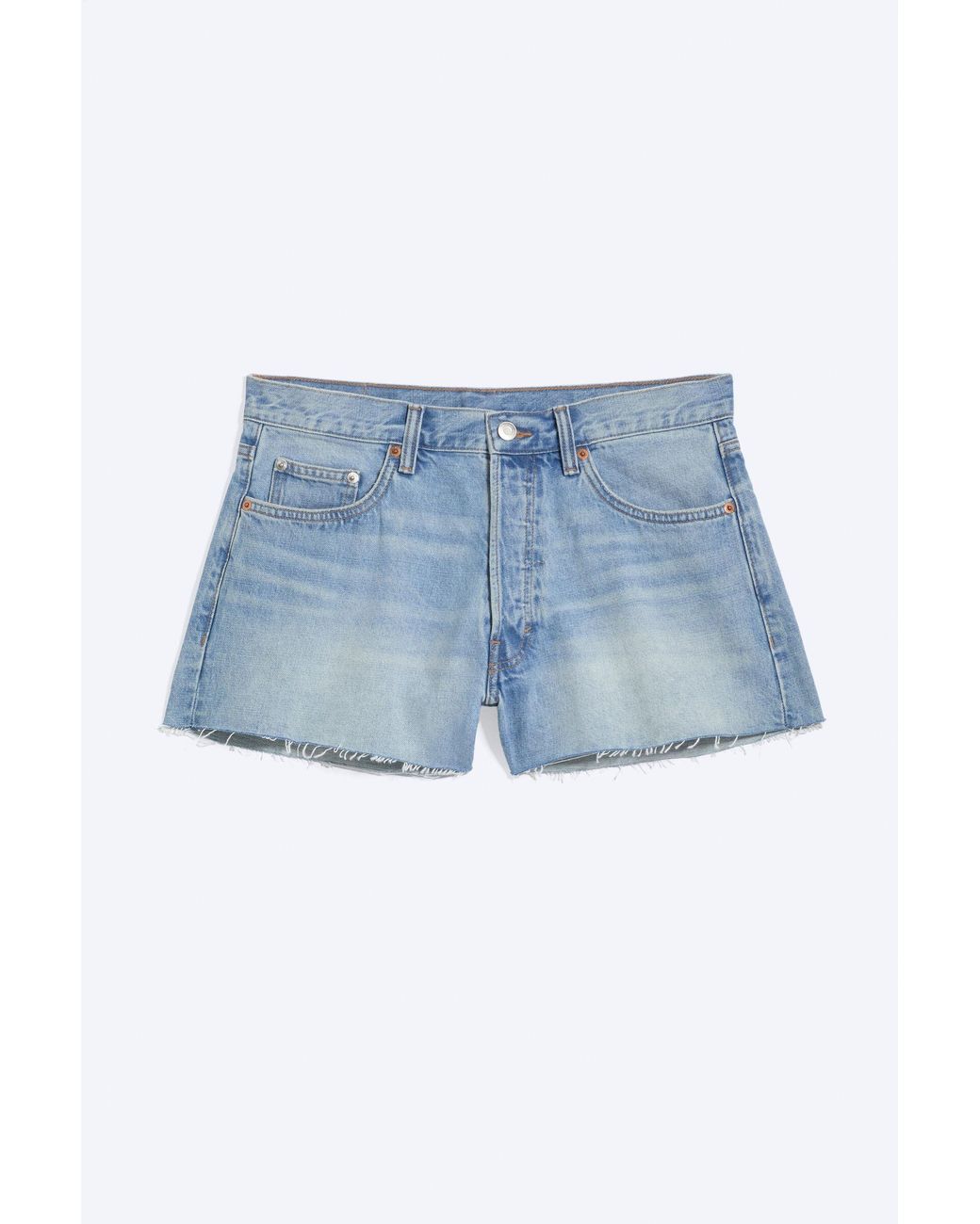 Weekday Multicolor Gravity Short Mid Rise Loose Denim Shorts for men