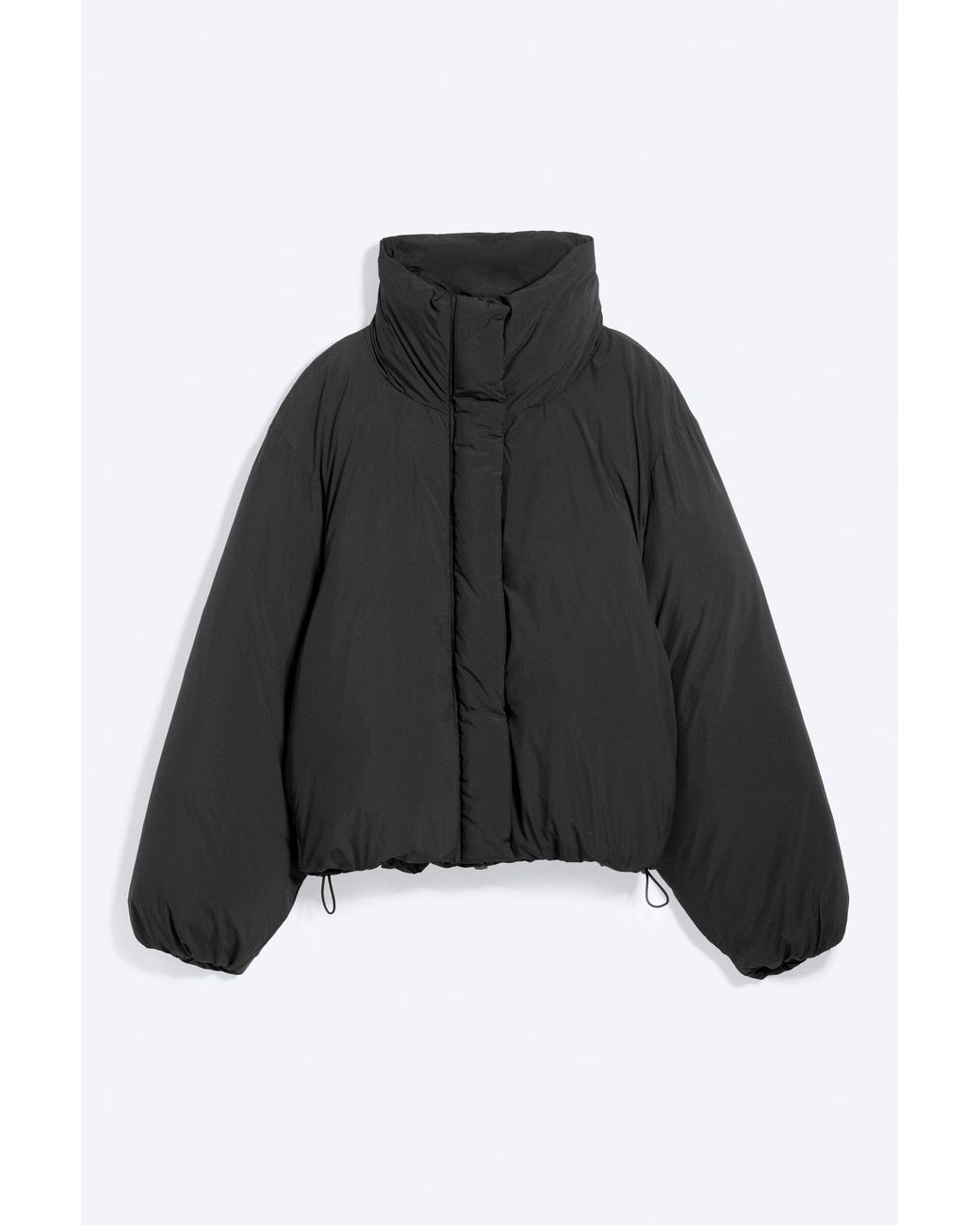 Weekday Black Clean Puffer Jacket