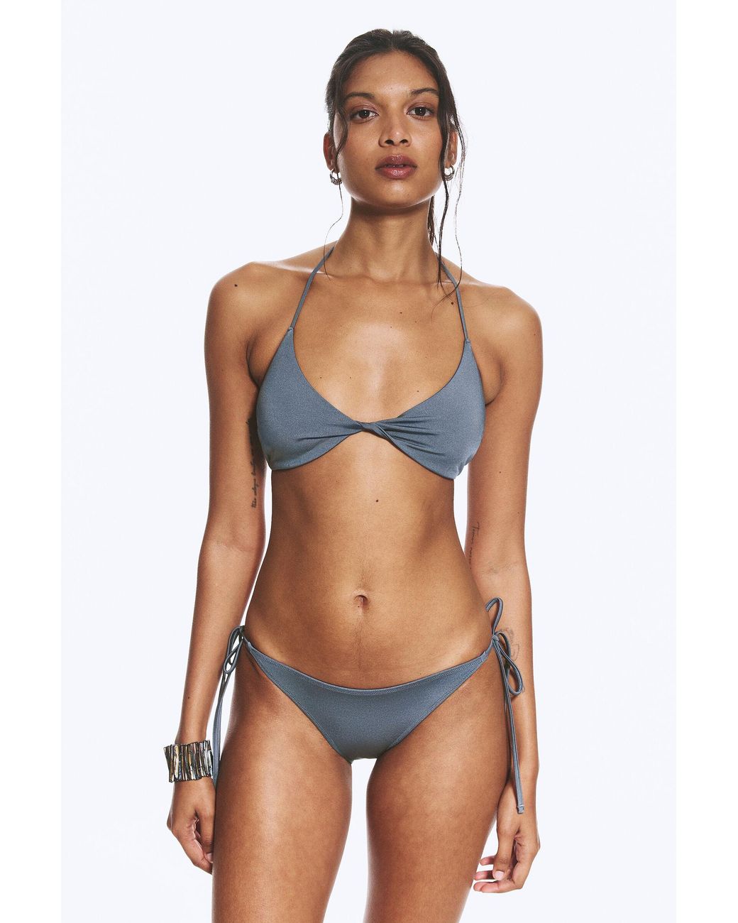 Weekday Multicolor Strappy Tie Bikini Bottoms