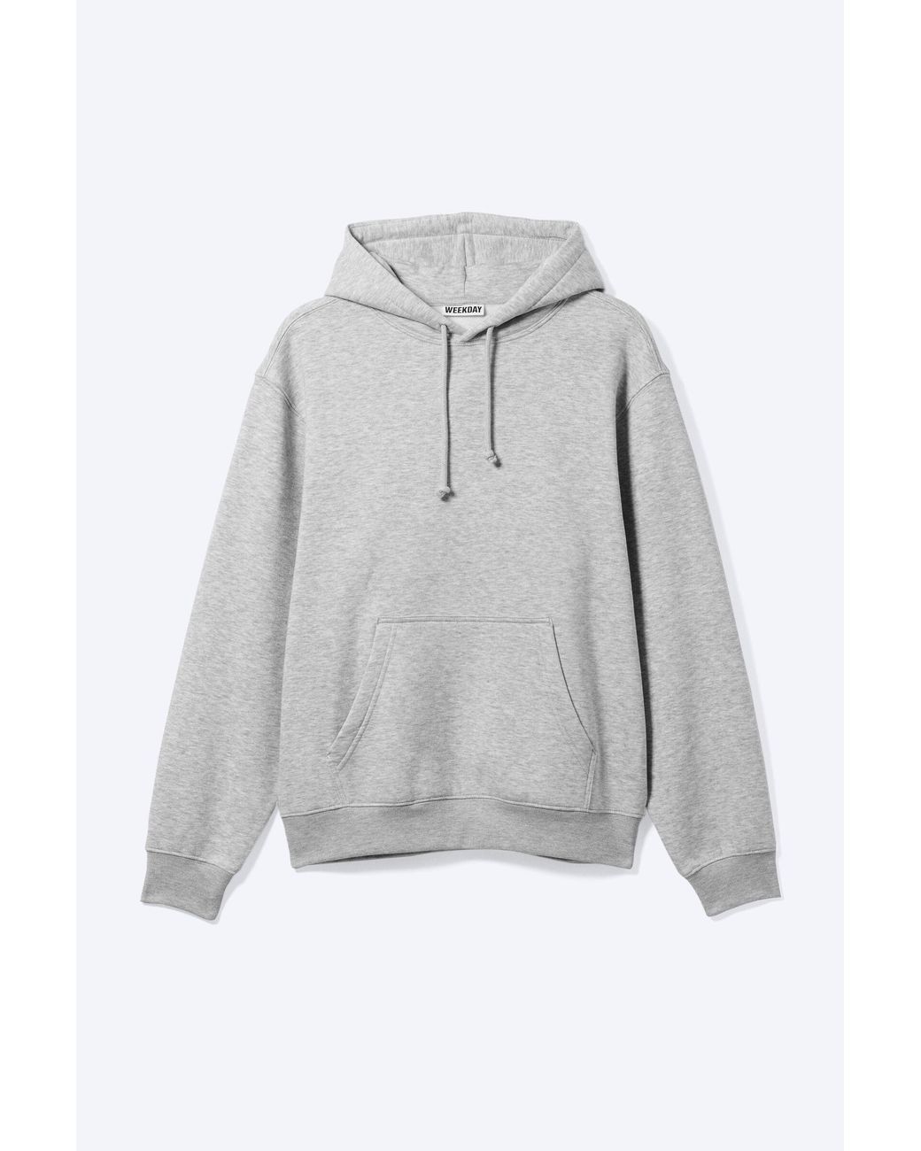 Weekday Gray Classic Hoodie for men