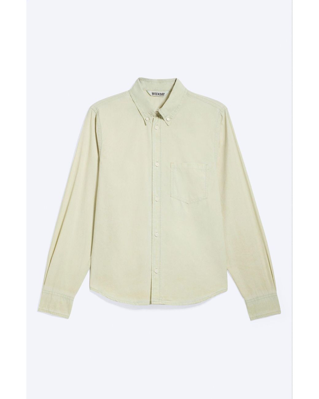 Weekday Multicolor Long-Sleeved Cotton Shirt for men