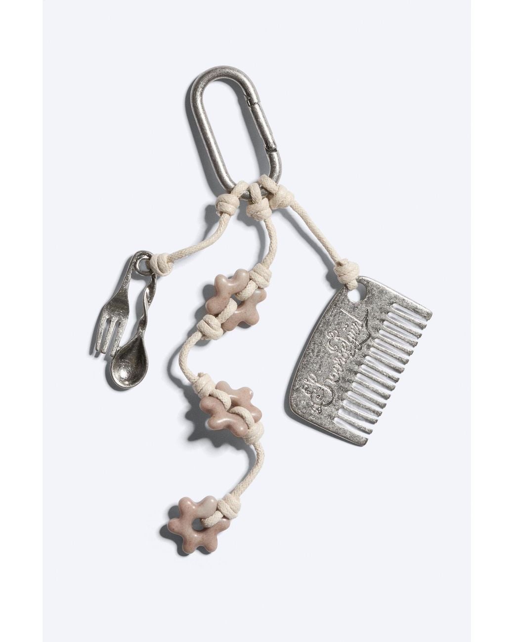 Weekday Blue Multi Charm Keyring