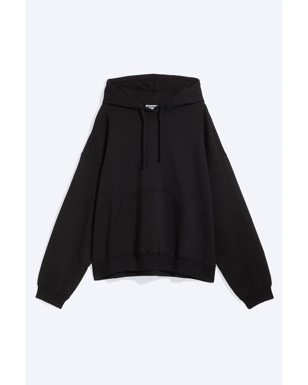 Weekday Black Standard Hoodie