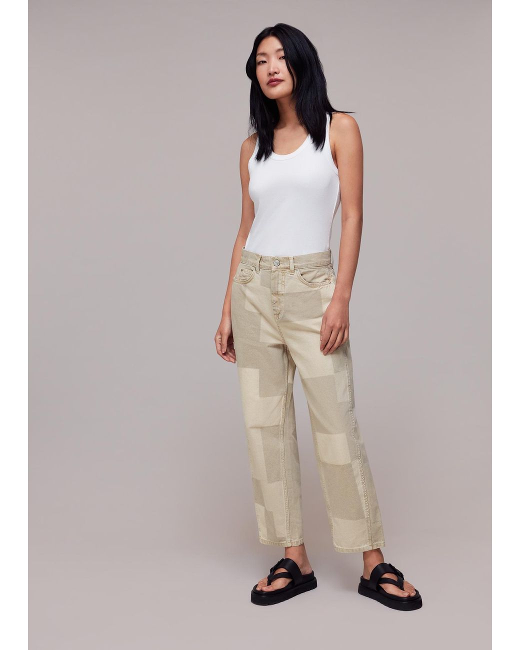 Whistles Multicolor Authentic Patchwork Jean