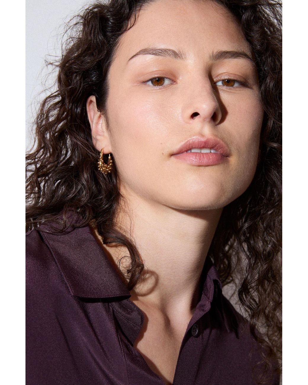 Whistles Metallic Seed Bead Oval Earring
