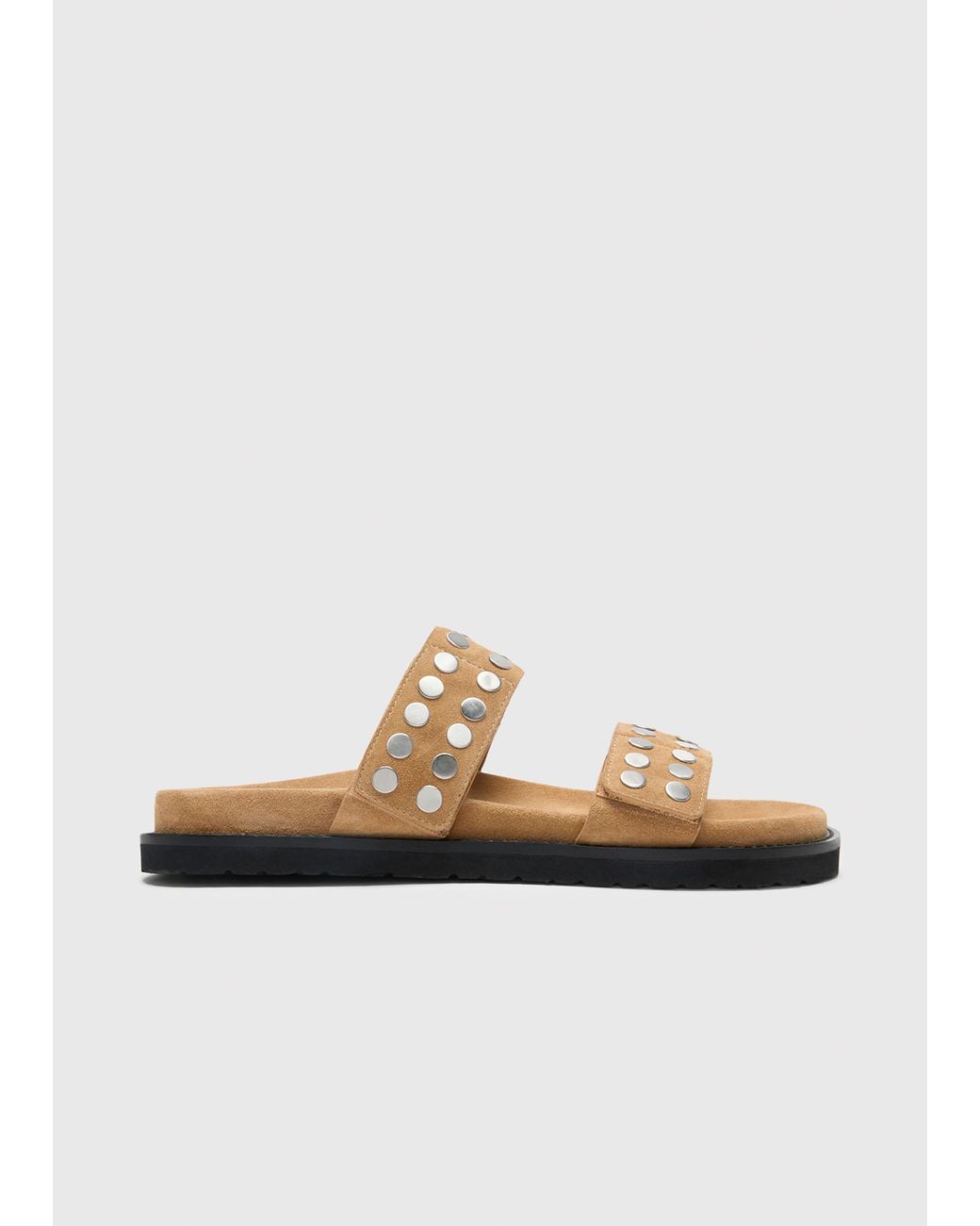 Whistles White Studded Slider