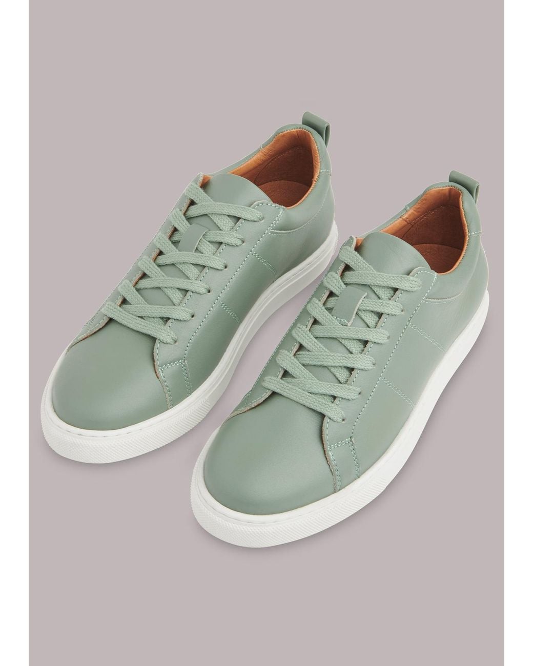 Whistles Gray Koki Lace Up Trainer