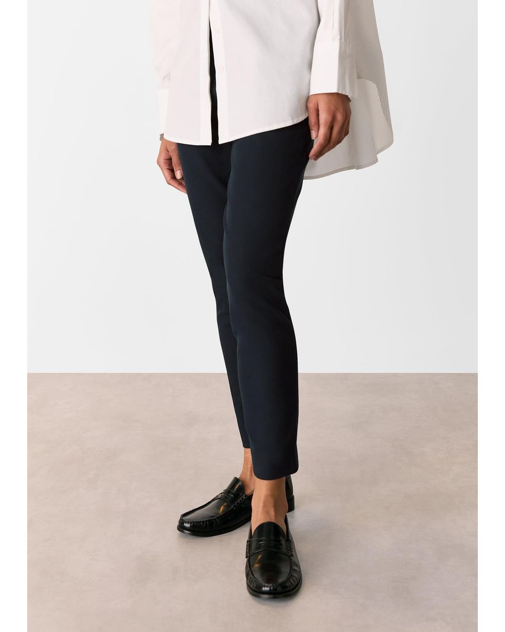Whistles White Super Stretch Trouser