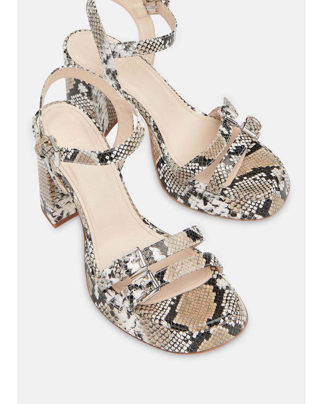 Whistles White Limited Addie Heeled Sandal