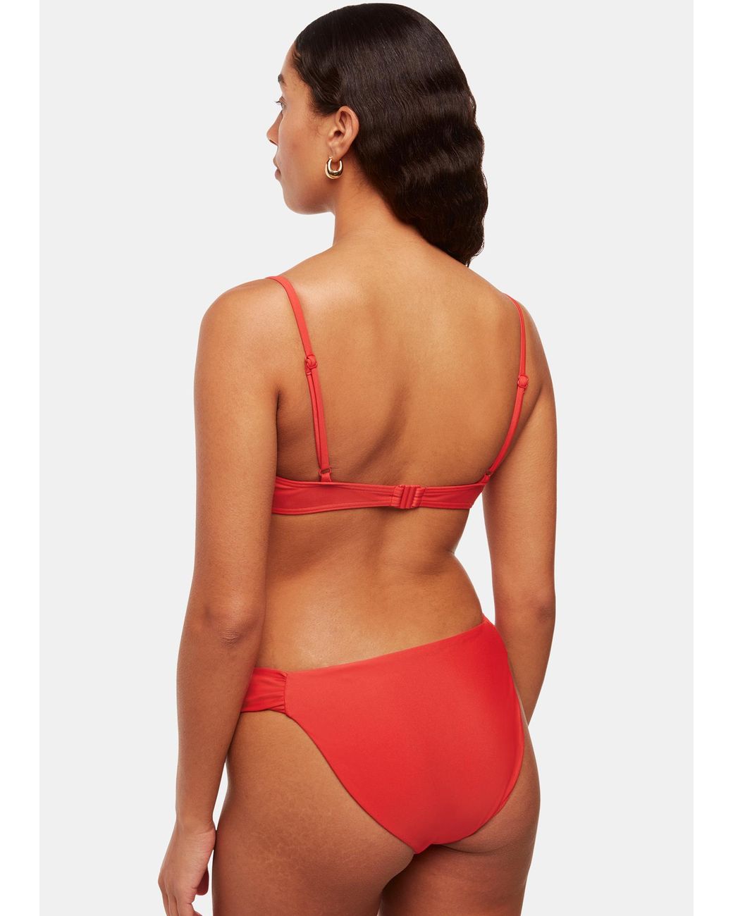 Whistles Red Lillie Underwire Bikini Top