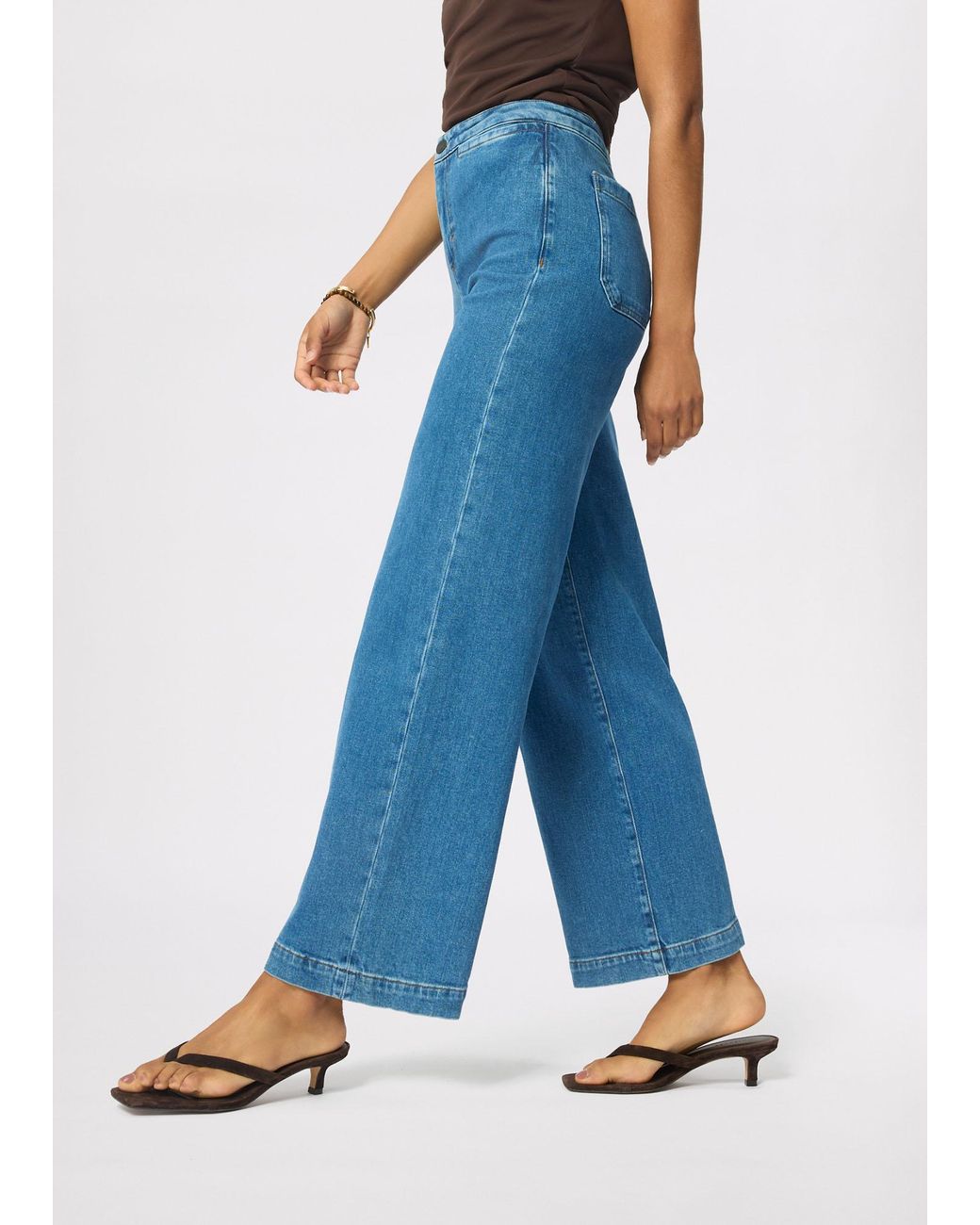 Whistles Blue Stretch Full Length Jean