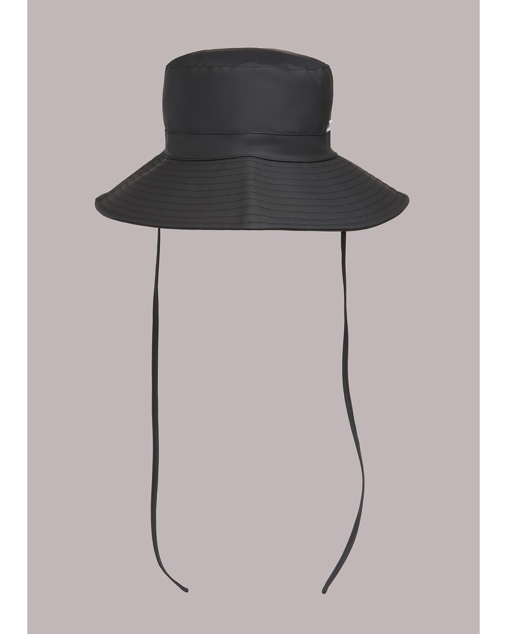 Whistles Rains Boonie Tie Hat in Black Lyst UK