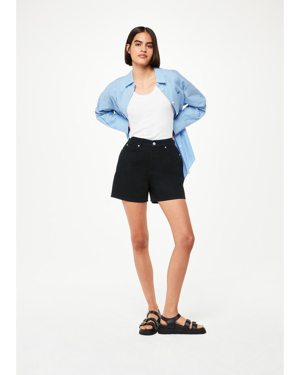 Whistles Blue Authentic Denim Short