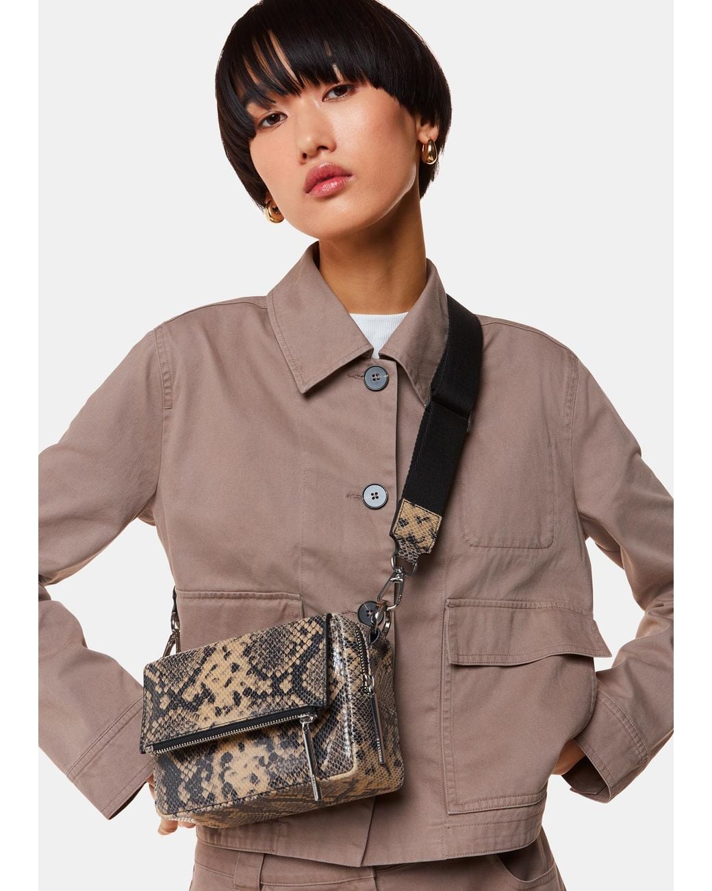 Whistles Multicolor Bibi Snake Crossbody Bag