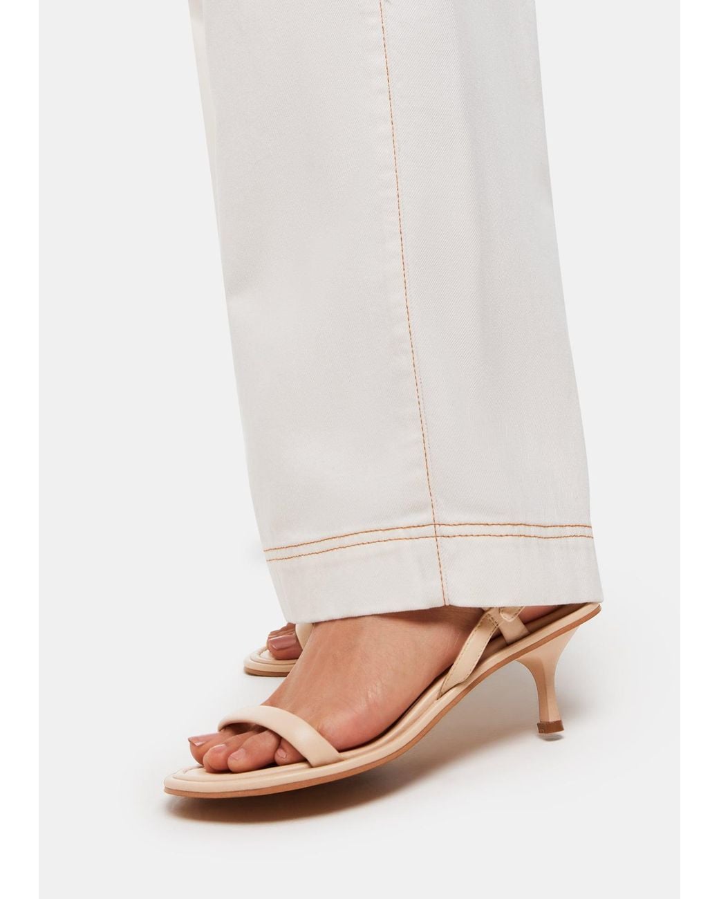 Whistles White Enslee Heeled Sandal