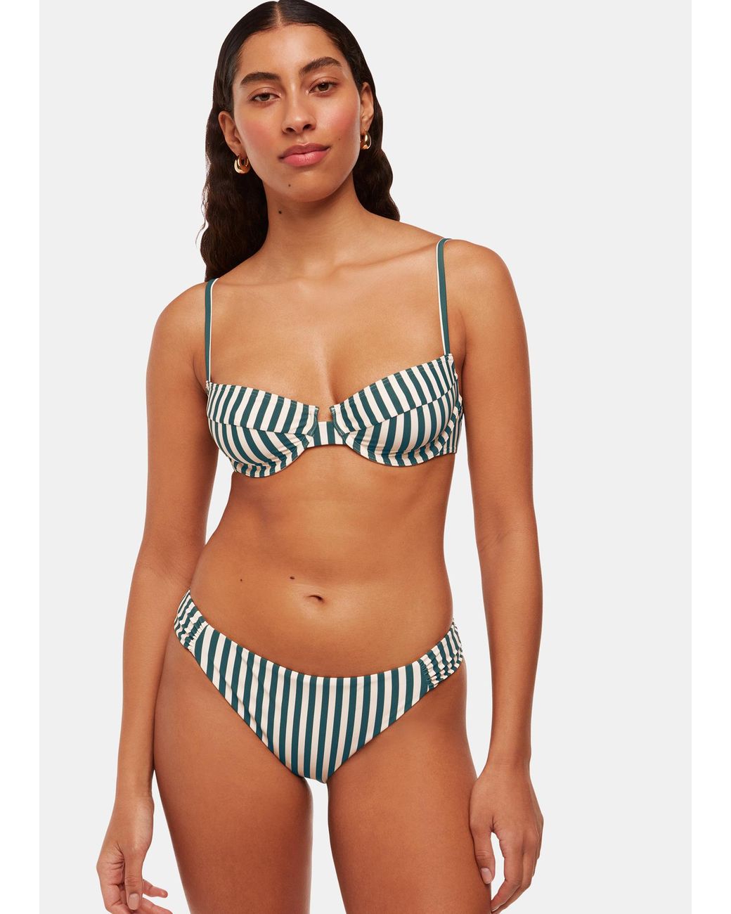 Whistles Multicolor Stripe Bikini Bottom