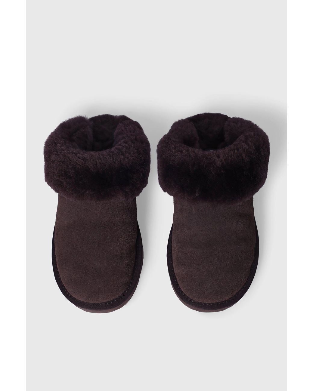 Whistles Black Emilia Cuff Slipper