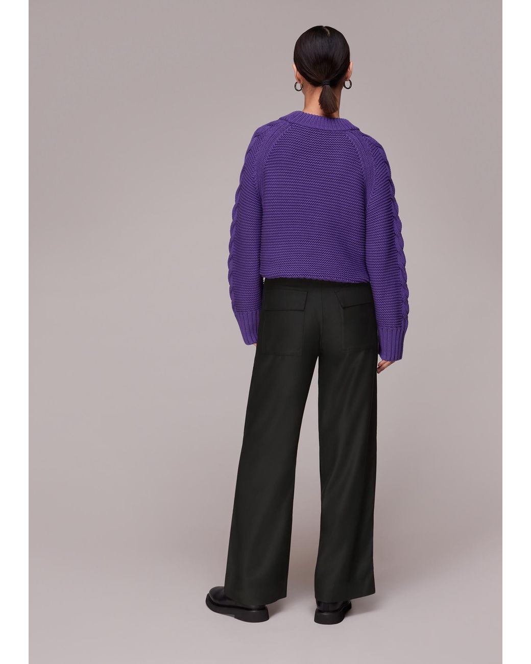 Whistles Blue Dorit Trouser