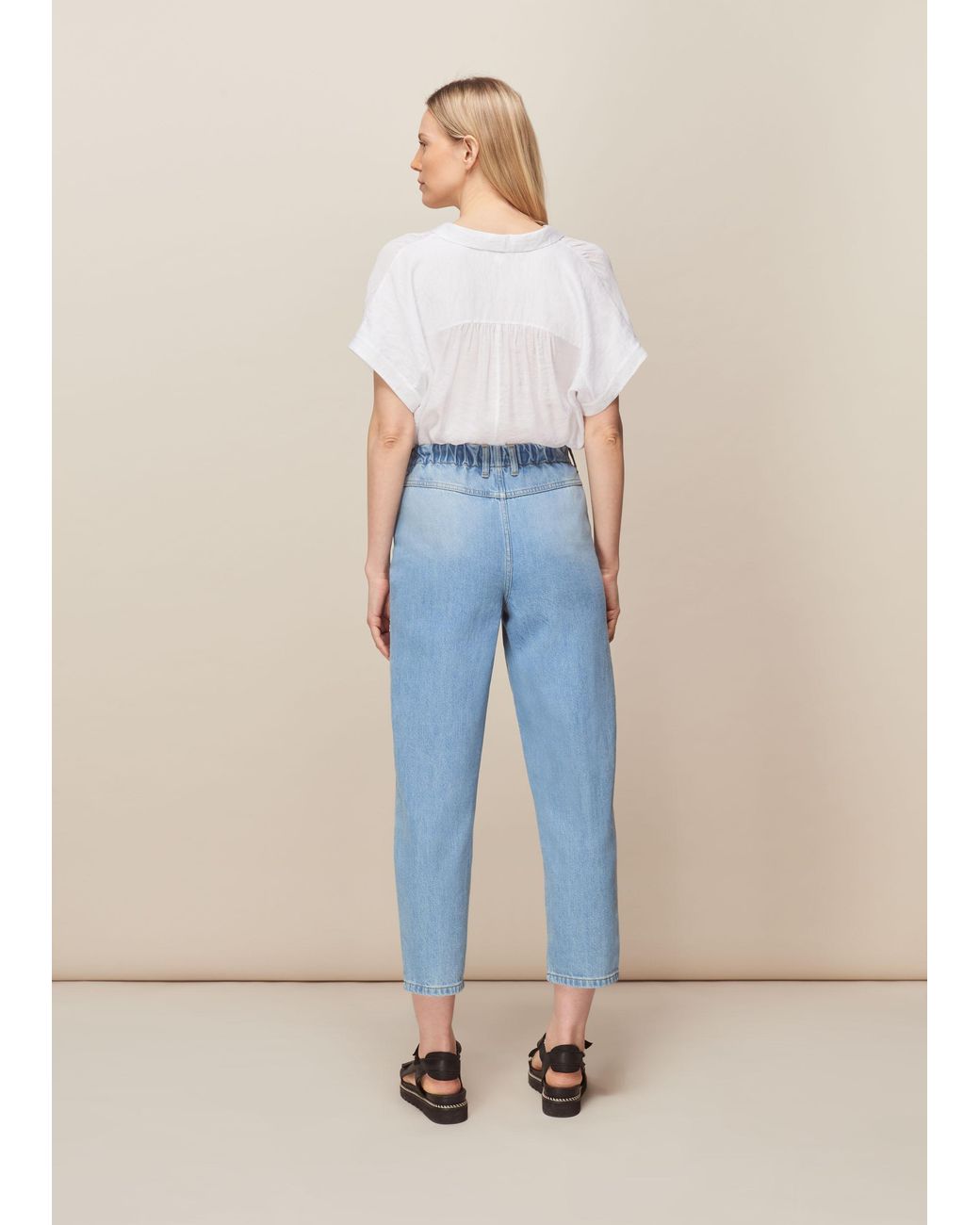 Whistles Natural Stretch Elastic Waist Jean