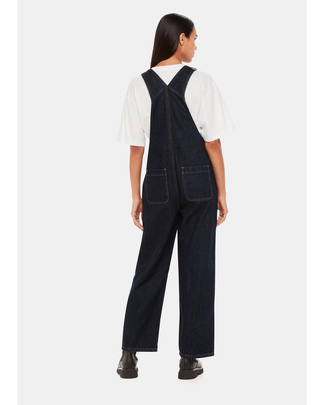 Whistles Blue Leni Dungaree