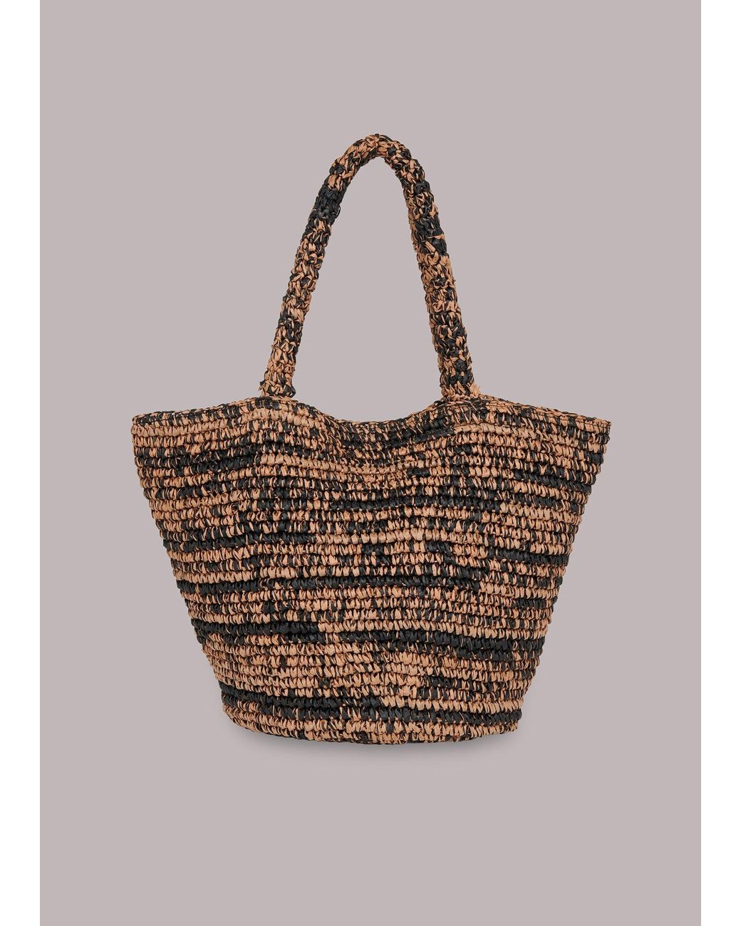 Whistles Multicolor Renee Paper Weave Tote