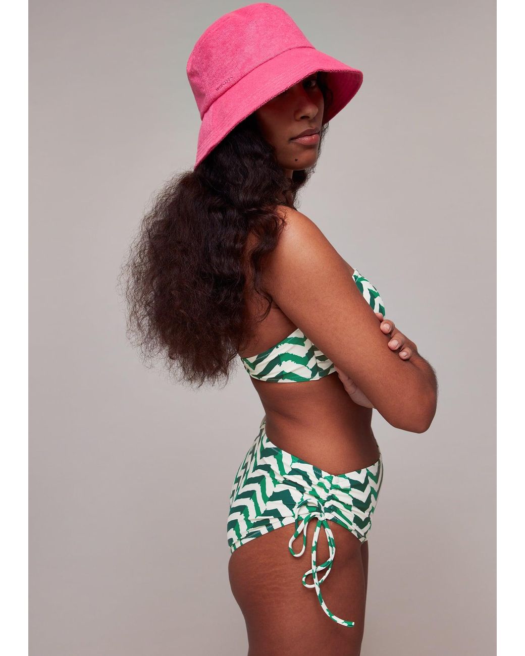 Whistles Multicolor Chevron Tie Side Bikini Bottom