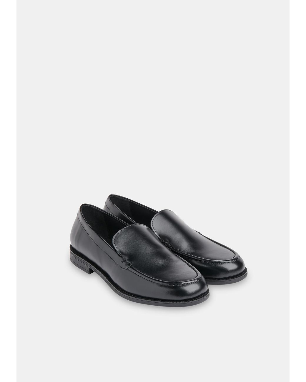 Whistles White Jovie Slim Patent Loafer