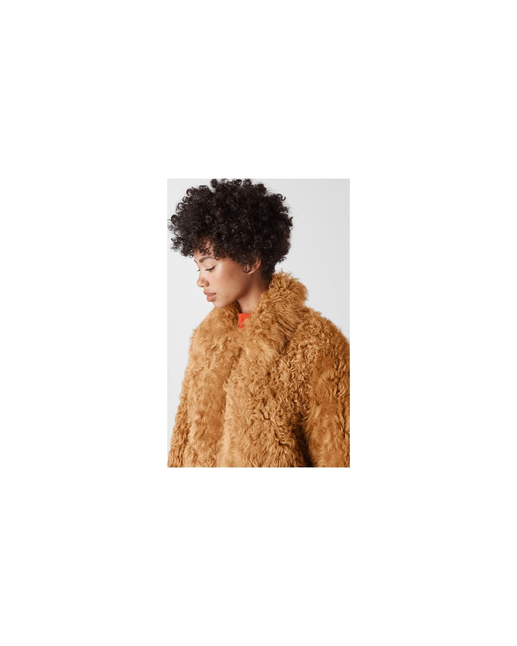 Whistles Black Teddy Sheepskin Coat