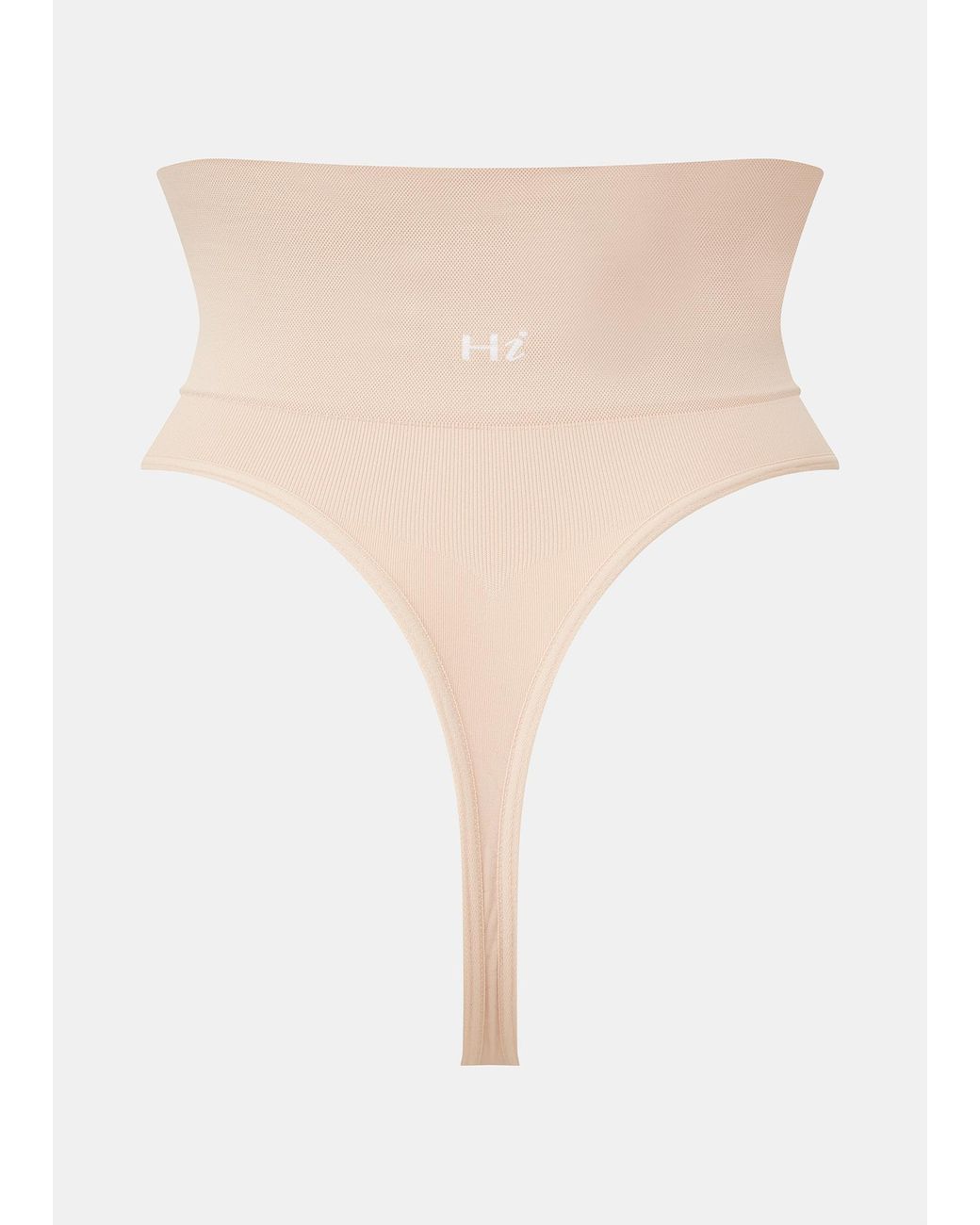 Heist White Contour Seamless Thong