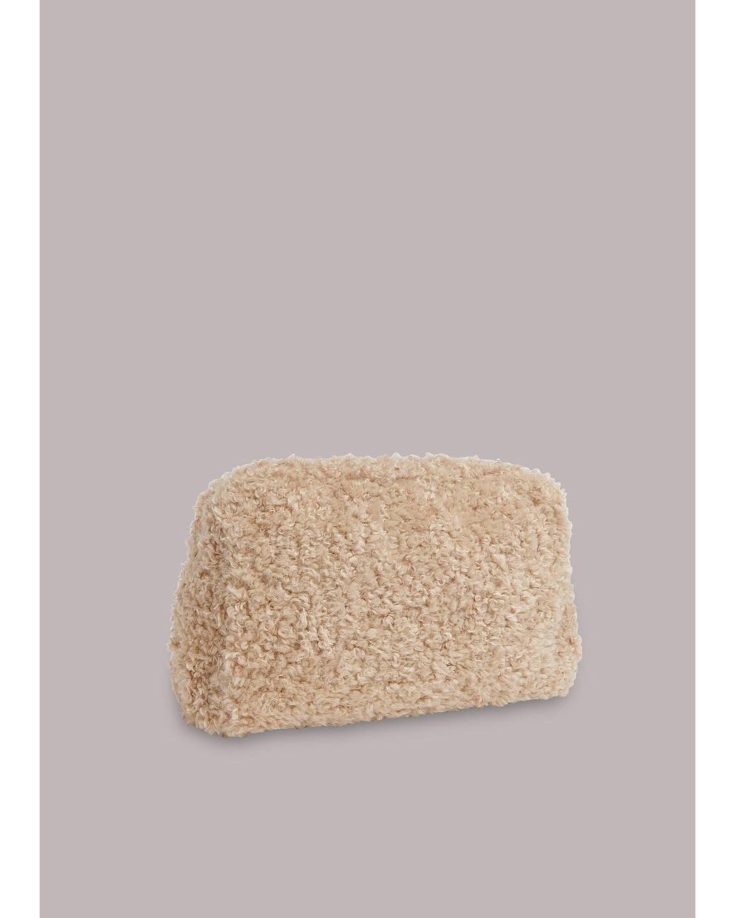 Whistles Natural Corrine Borg Pouch