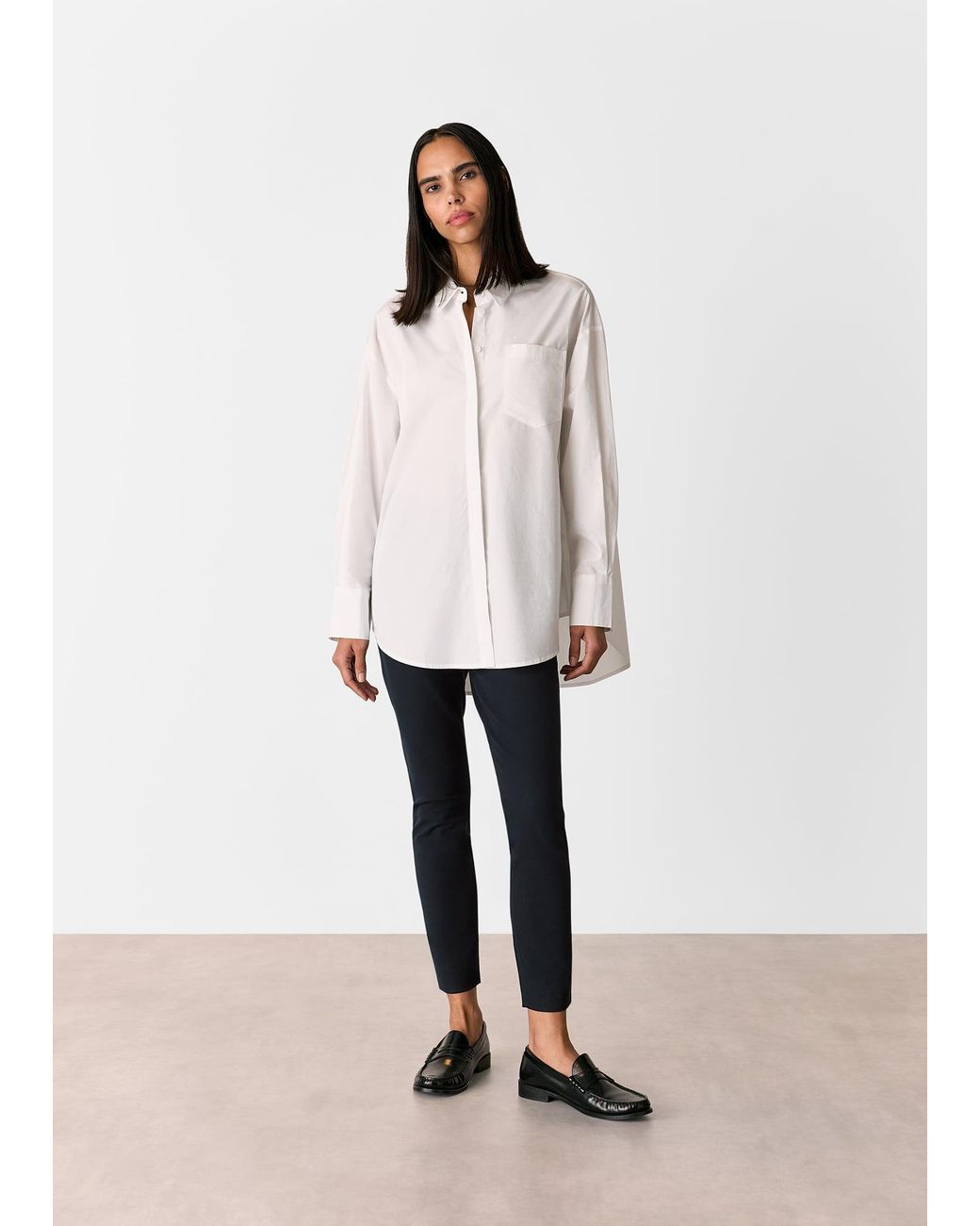 Whistles White Super Stretch Trouser