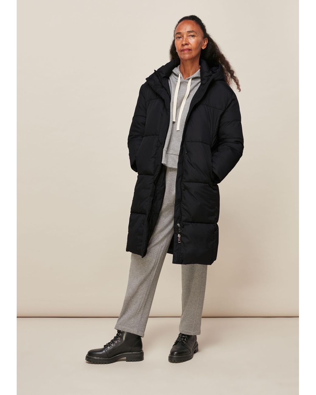 whistles puffa coat