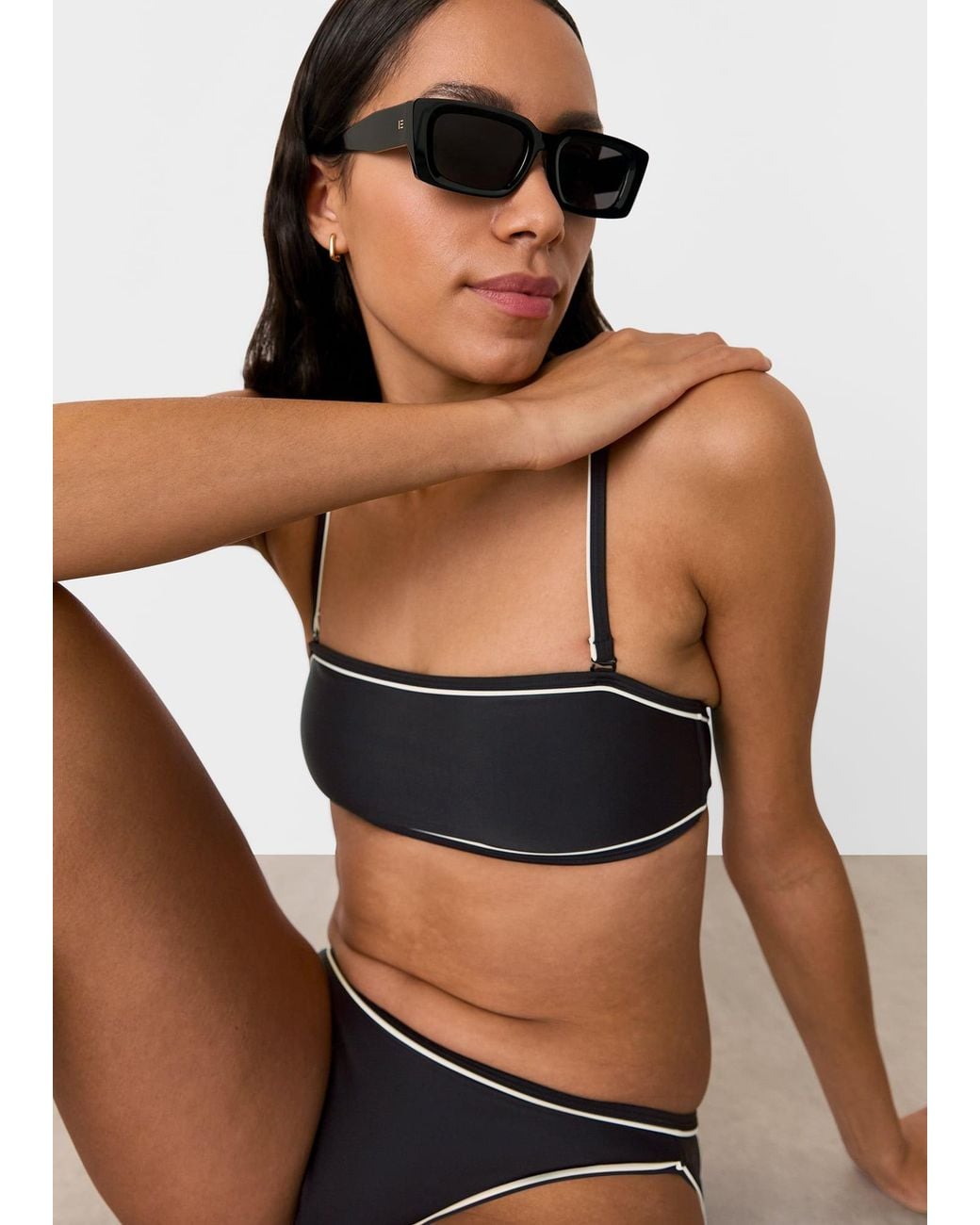 Whistles Multicolor Piper Contrast Bikini Bottom