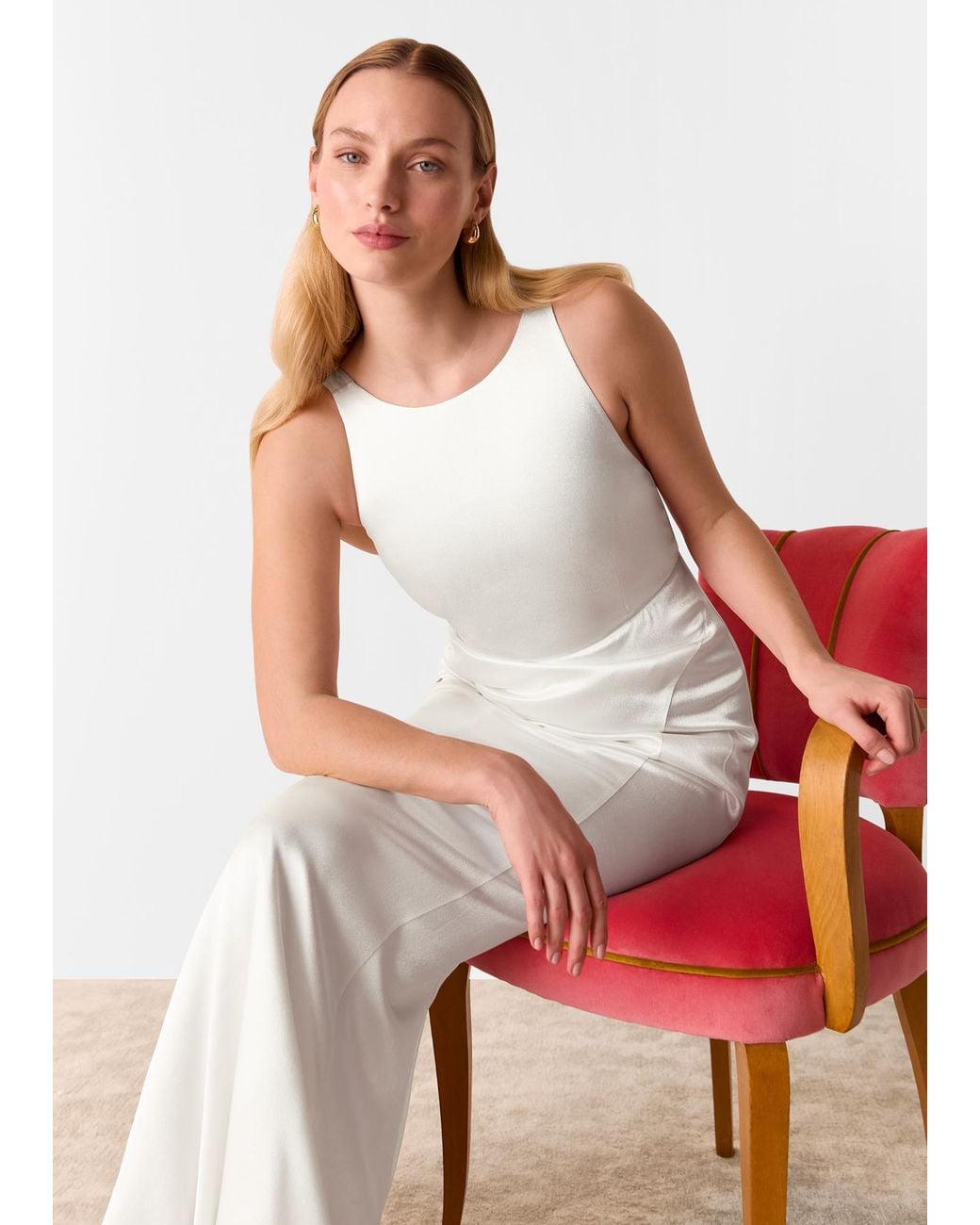 Whistles Multicolor Lina Satin Wedding Dress