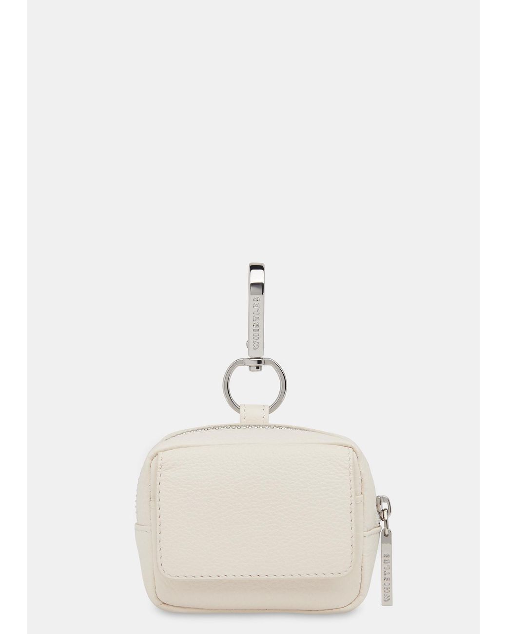 Whistles Natural Bibi Keyring