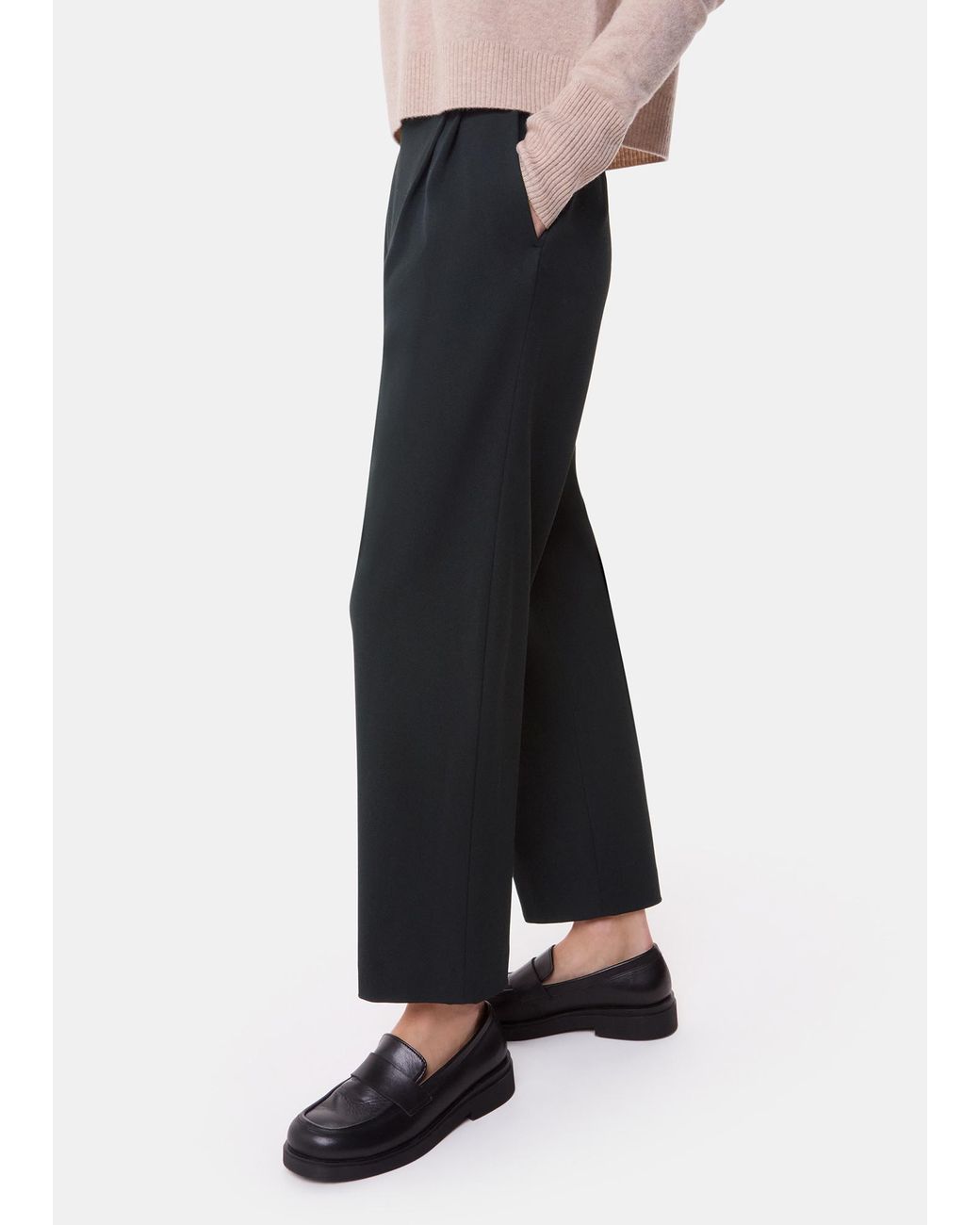 Whistles Blue Matilda Tapered Trouser