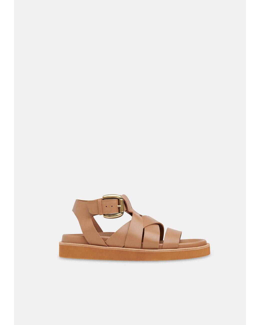 Whistles White Ezra Strappy Sandal