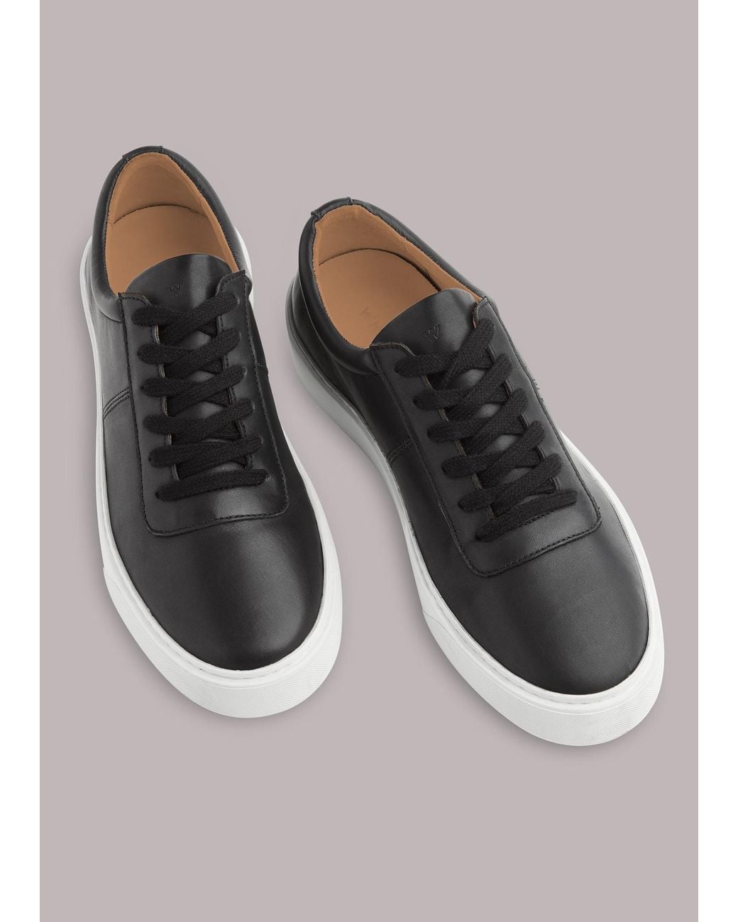 Whistles Gray Kalie Deep Sole Trainer