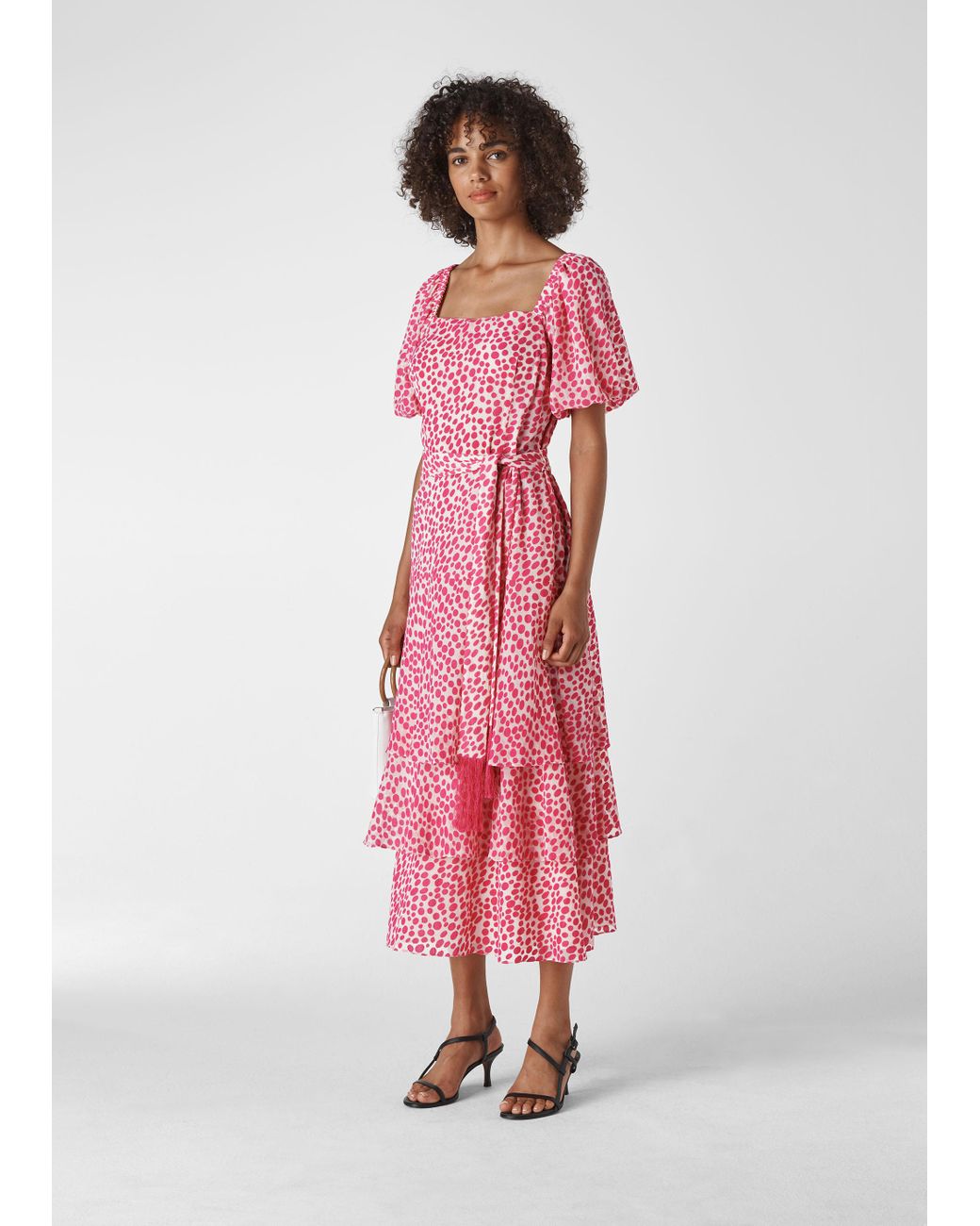 Whistles hotsell pink dress