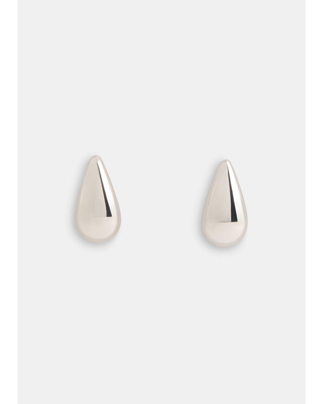 Whistles Metallic Mini Teardrop Stud Earring