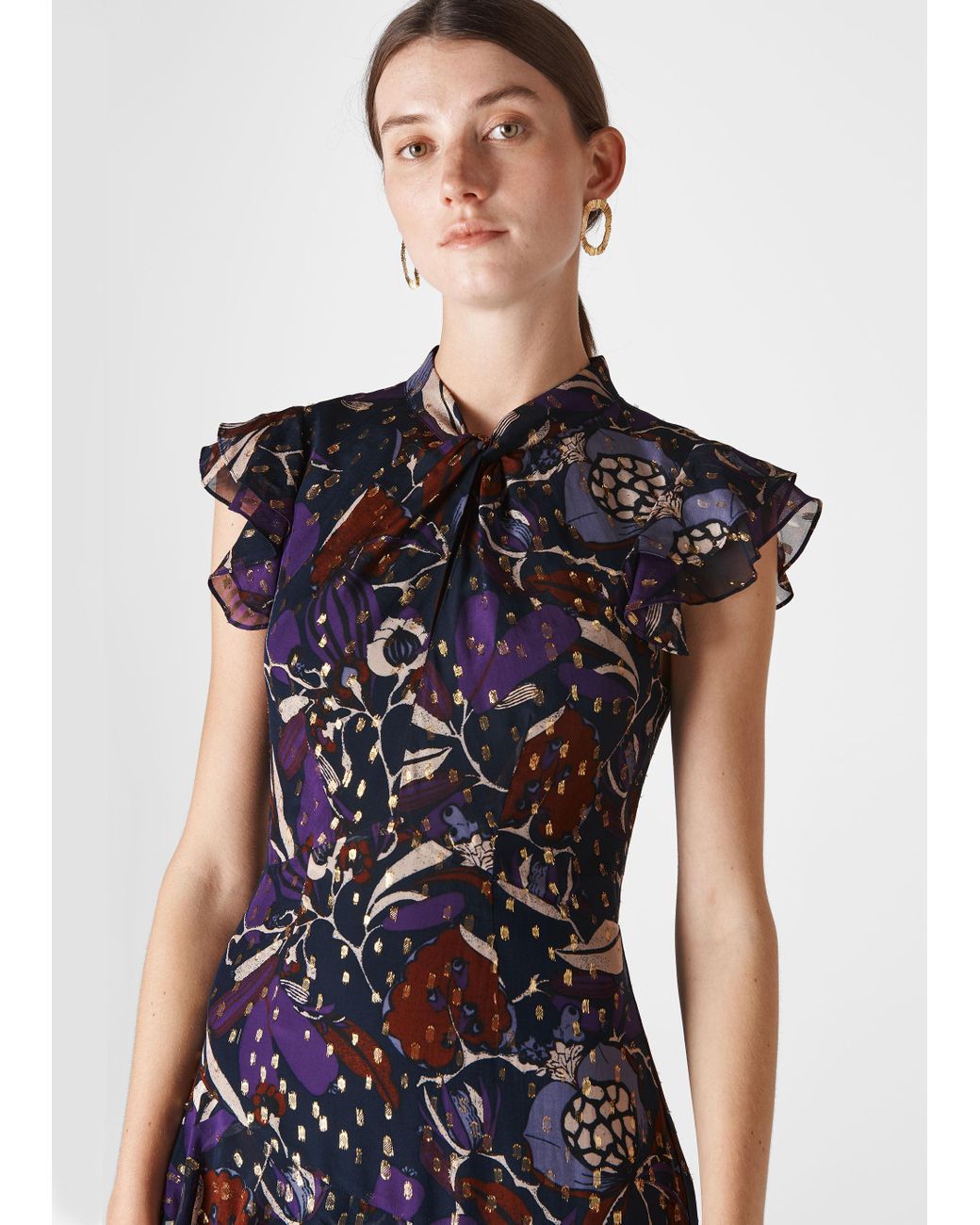 montrose dobby midi dress