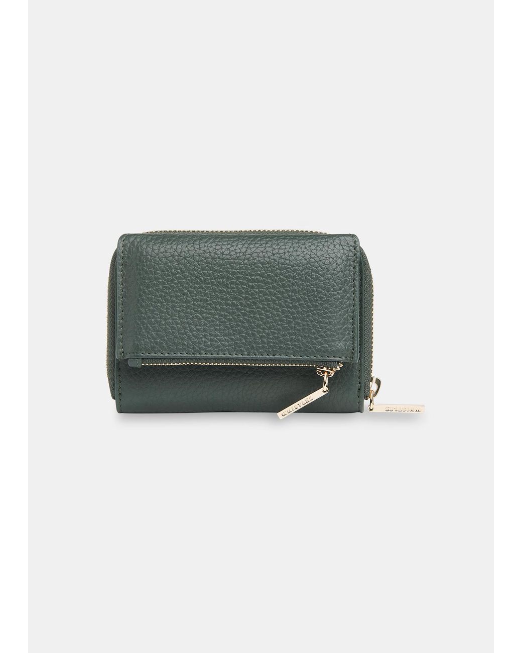Whistles Green Bibi Zip Purse