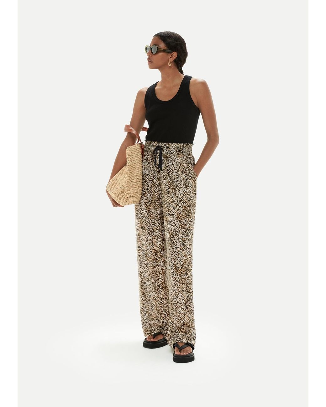 Whistles Multicolor Ink Spot Imogen Trouser
